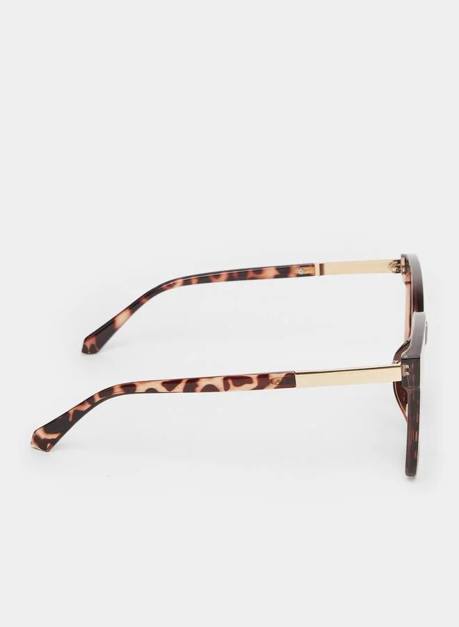 Styli  Women Animal Print Frame Sunglasses for Women | Best Price UAE